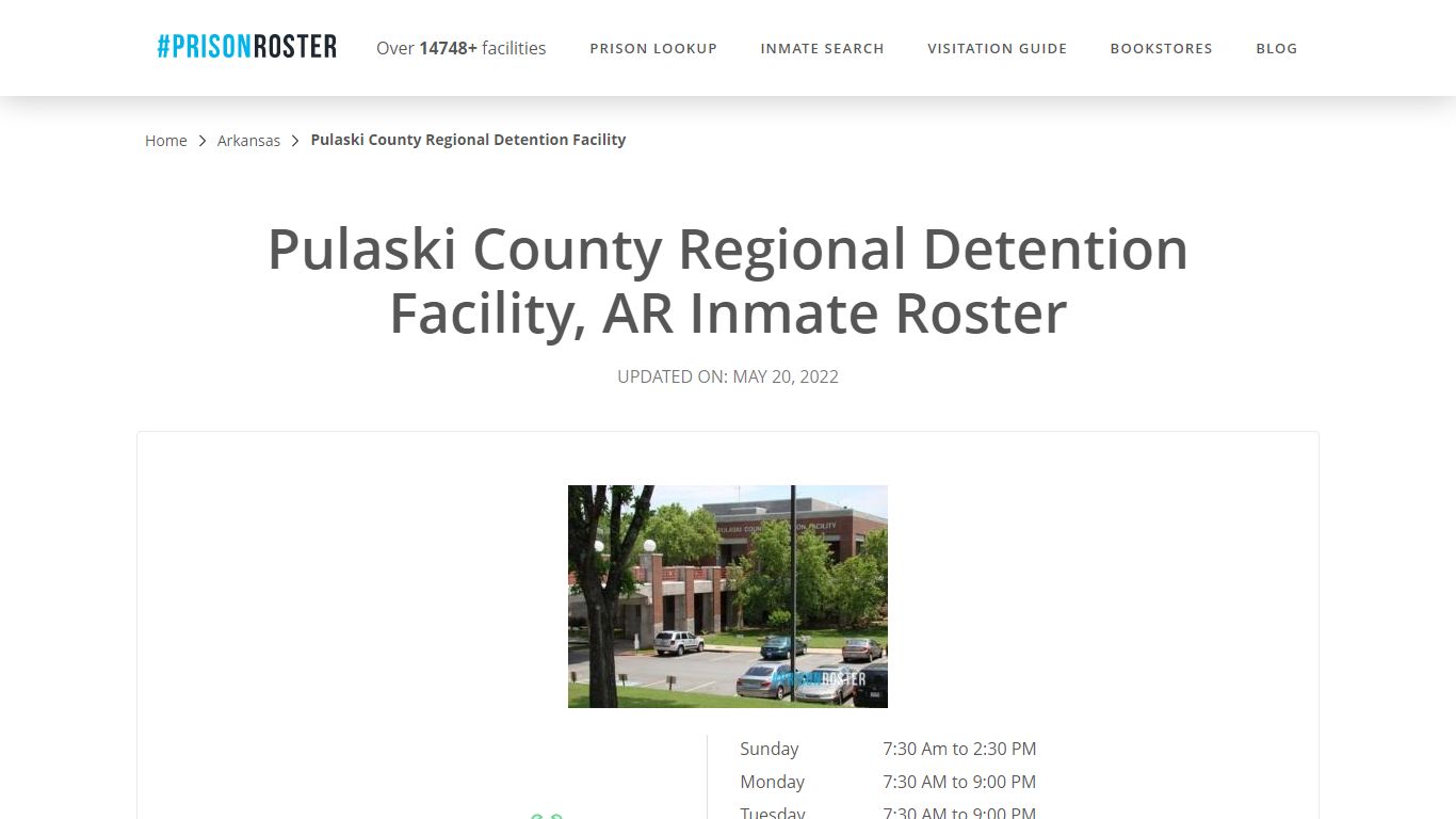 Pulaski County Regional Detention Facility, AR Inmate Roster - Prisonroster